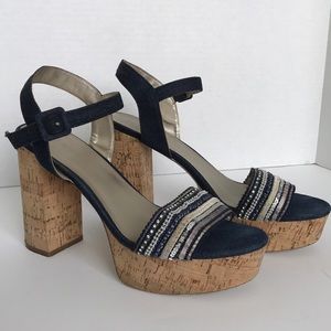 Nine West Denim Platforms